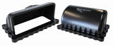 Burst Panel Deflector Shield Hard Anodised Black Finish AF64-4400BLK - Aeroflow