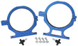 Nos Bottle Billet Brackets *Pair* Blue Nitrous AF64-5000 - Aeroflow