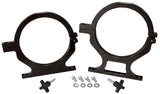 Nos Bottle Billet Brackets Pair Black Nitrous 10LB & 15LB AF64-5000BLK - Aeroflow