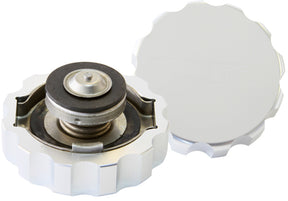 Billet Radiator Cap 32mm 1.1b Complete With Billet Cover AF64-5032P - Aeroflow
