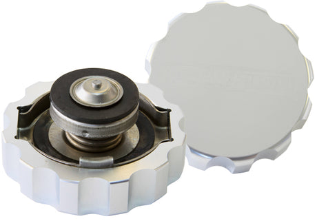 Billet Radiator Cap 32mm 1.1b Complete With Billet Cover AF64-5032S - Aeroflow