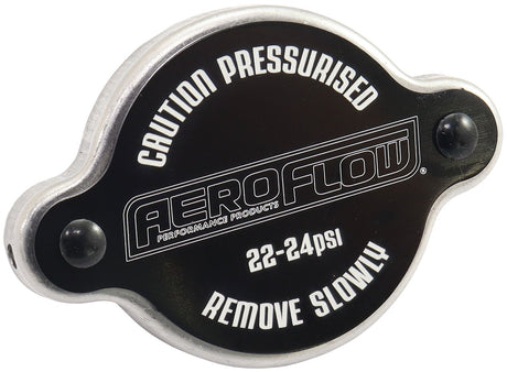 Radiator Cap 32mm Black 23 PSI1.58 Bar 158 Kpa Small S/S AF64-5034BLK - Aeroflow