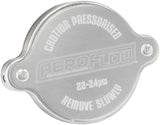 Radiator Cap 32mm Silver 23PSI1.58 Bar 158 Kpa Small S/S AF64-5034S - Aeroflow