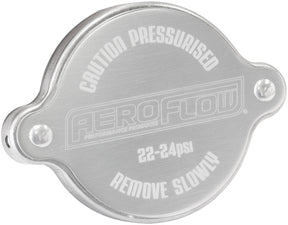 Radiator Cap 32mm Silver 23PSI1.58 Bar 158 Kpa Small S/S AF64-5034S - Aeroflow