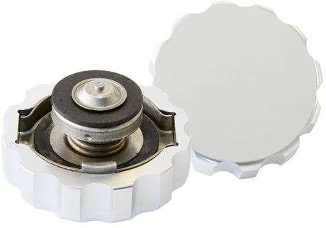 Billet Radiator Cap 42mm .5barCOMPLETE Billet Cover 7 PSI AF64-5042P - Aeroflow