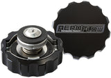 Large Radiator Cap 42mm 1.1barCOMPLETE Billet Cover 16 PSI AF64-5043BLK - Aeroflow
