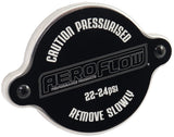 Radiator Cap 42mm Black 23 PSI1.58 Bar 158 Kpa Large S/S AF64-5045BLK - Aeroflow