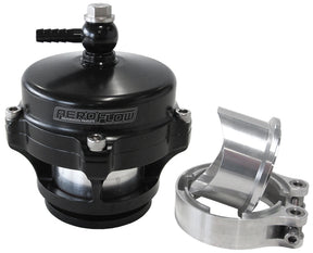 50mm Blow Off Valve Black Finish V-Band Weld-On Flange AF64-5050BLK - Aeroflow