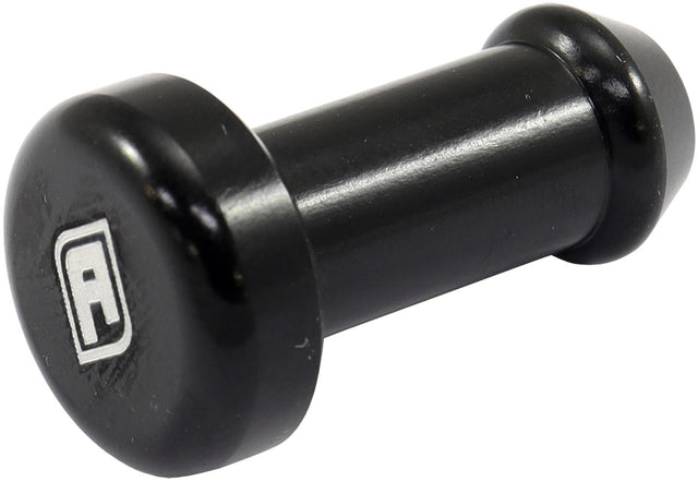 Block Off Plug 1/4" 6mm Black For Rubber Hose Heater Fuel AF64-5206BLK - Aeroflow