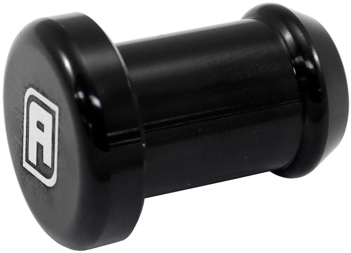 Block Off Plug 1/2" 13mm Black For Rubber Hose Heater Fuel AF64-5212BLK - Aeroflow