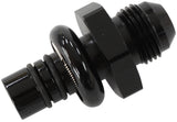 Ford EFI Regulator Adapter -8AN With .550" Shank Black AF64-5508BLK - Aeroflow