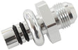 Ford EFI Regulator Adapter -8AN With .550" Shank Silver AF64-5508S - Aeroflow