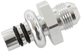 Ford EFI Regulator Adapter -8AN With .550" Shank Silver AF64-5508S - Aeroflow