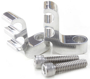 Polished 2 Wire Lead Separatorbolt Into Valve Cover Pair AF64-9702 - Aeroflow