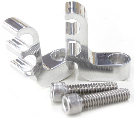 Polished 2 Wire Lead Separatorbolt Into Valve Cover Pair AF64-9702 - Aeroflow