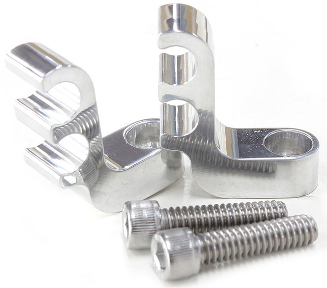 Polished 2 Wire Lead Separatorbolt Into Valve Cover Pair AF64-9702 - Aeroflow