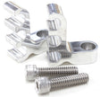 Polished 3 Wire Lead Separatorbolt Into Valve Cover Pair AF64-9703 - Aeroflow