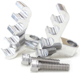 Polished 4 Wire Lead Separatorbolt Into Valve Cover Pair AF64-9704 - Aeroflow