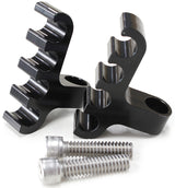 Black 4 Wire Lead Separator Bolt Into Valve Cover Pair AF64-9704BLK - Aeroflow
