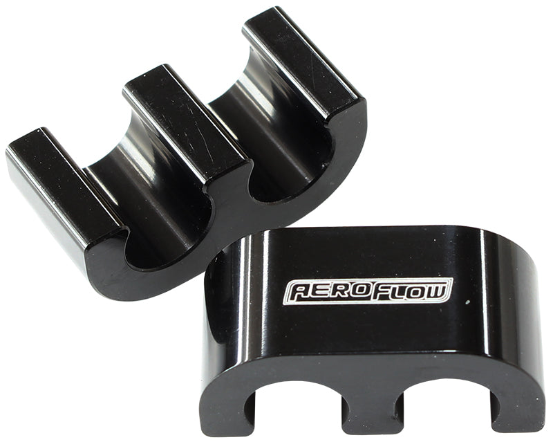 Black 2 Wire Floating Lead Wire Seperators Pair AF64-9752BLK - Aeroflow