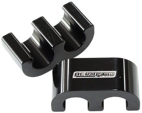 Black 2 Wire Floating Lead Wire Seperators Pair AF64-9752BLK - Aeroflow