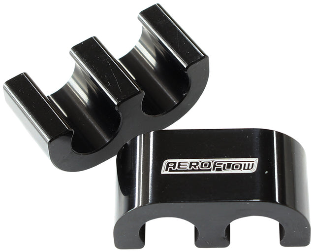 Black 2 Wire Floating Lead Wire Seperators Pair AF64-9752BLK - Aeroflow