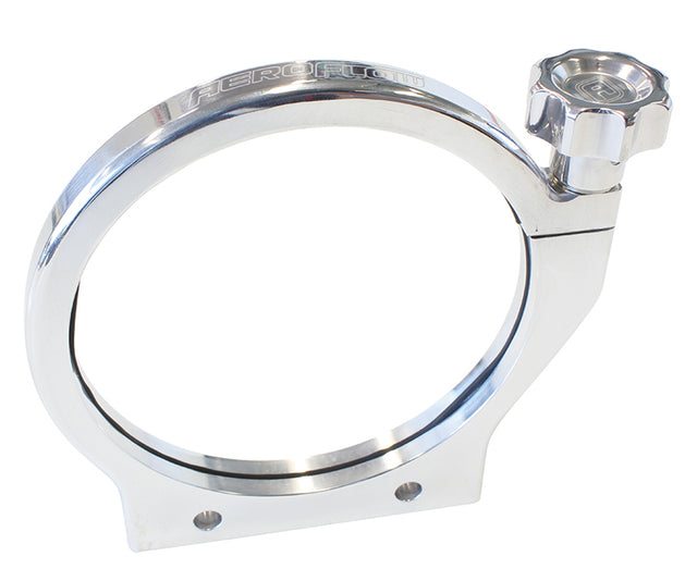 Billet Bottle Mount 4"/101.6mm Polished AF6400-4000 - Aeroflow