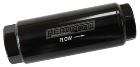 Pro Filter 60 Micron Black Female -8 ORB 1.25" x3.5" AF66-2042BLK - Aeroflow