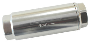 Pro Filter 60 Micron Silver Female -8 ORB 1.25 x 3.5" AF66-2042S - Aeroflow