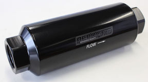 Pro Filter 60 Micron Black Female -12 ORB 2.4" x 7" AF66-2043BLK - Aeroflow