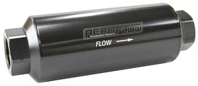 Pro Filter 10 Micron Black Female -12ORB 2" x 5.5" AF66-2044BLK-10 - Aeroflow