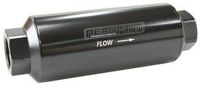 Pro Filter 100 Micron Black Female -12ORB 2" x 5.5" AF66-2044BLK-100 - Aeroflow