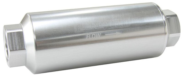 Pro Filter 100 Micron Silver Female -12ORB 2 x 5.5" AF66-2044S-100 - Aeroflow