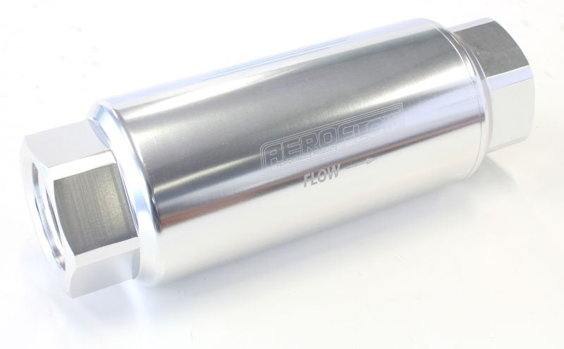 Pro Filter 60 Micron Silver Female -12ORB 2 x 5.5" AF66-2044S - Aeroflow