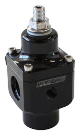 2 Port Fuel Pressure Regulator Black 750+ HP @ 4-12 PSI AF66-2047BLK - Aeroflow