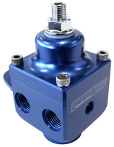 4 Port Fuel Pressure Regulator Blue Carb 1600+ HP 4-12PSI AF66-2048 - Aeroflow