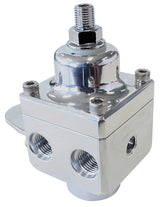 4 Port Fuel Pressure Regulator Polished Carb 1600+HP 4-12 PSI AF66-2048P - Aeroflow