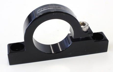 Billet Filter Bracket For 1-1/4" Diameter Filt Black AF66-2049BLK - Aeroflow