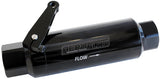 -12ORB Inline Filter With Ballvalve Stainless Steel 60 Micr AF66-2051BLK - Aeroflow