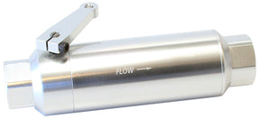 -12ORB Inline Filter With Ballvalve Stainless Steel 60 Micr AF66-2051S - Aeroflow