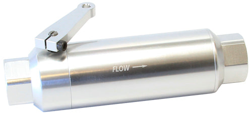 -12ORB Inline Filter With Ballvalve Stainless Steel 60 Micr AF66-2051S - Aeroflow