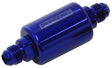 Filter 40 Micron Blue -6AN 1.25" x 3" Notes AF66-2052 - Aeroflow