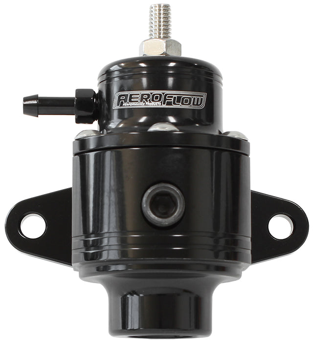 -6ORB EFI Fuel Pressure Reg 800hp Handles 98 Ron, Eth, Meth AF66-2058BLK - Aeroflow