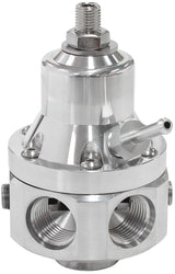 2000HP EFI Fuel Pressure Reg 4 Port -8 E85 Alcohol Polished AF66-2060 - Aeroflow