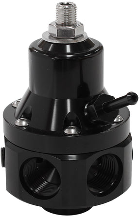 2000HP EFI Fuel Pressure Reg 4 Port -8ORB E85 Alcohol Black AF66-2060BLK - Aeroflow