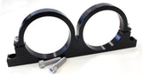 Billet Dual Bracket For 2.5" Diam Filter AF64-2150 AF66-2246BLK - Aeroflow