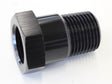 Temperature Probe Adapter Black 3/8" Male 5/8" Female AF660-06BLK - Aeroflow