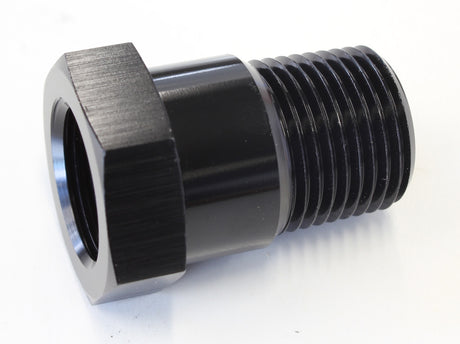 Temperature Probe Adapter Black 3/8" Male 5/8" Female AF660-06BLK - Aeroflow