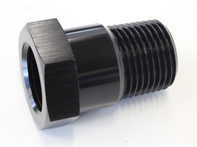 Temperature Probe Adapter Black 3/8" Male 5/8" Female AF660-06BLK - Aeroflow