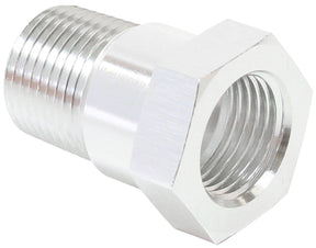 Temperature Probe Adapter Silver 1/2" Male 5/8" Female AF660-08S - Aeroflow